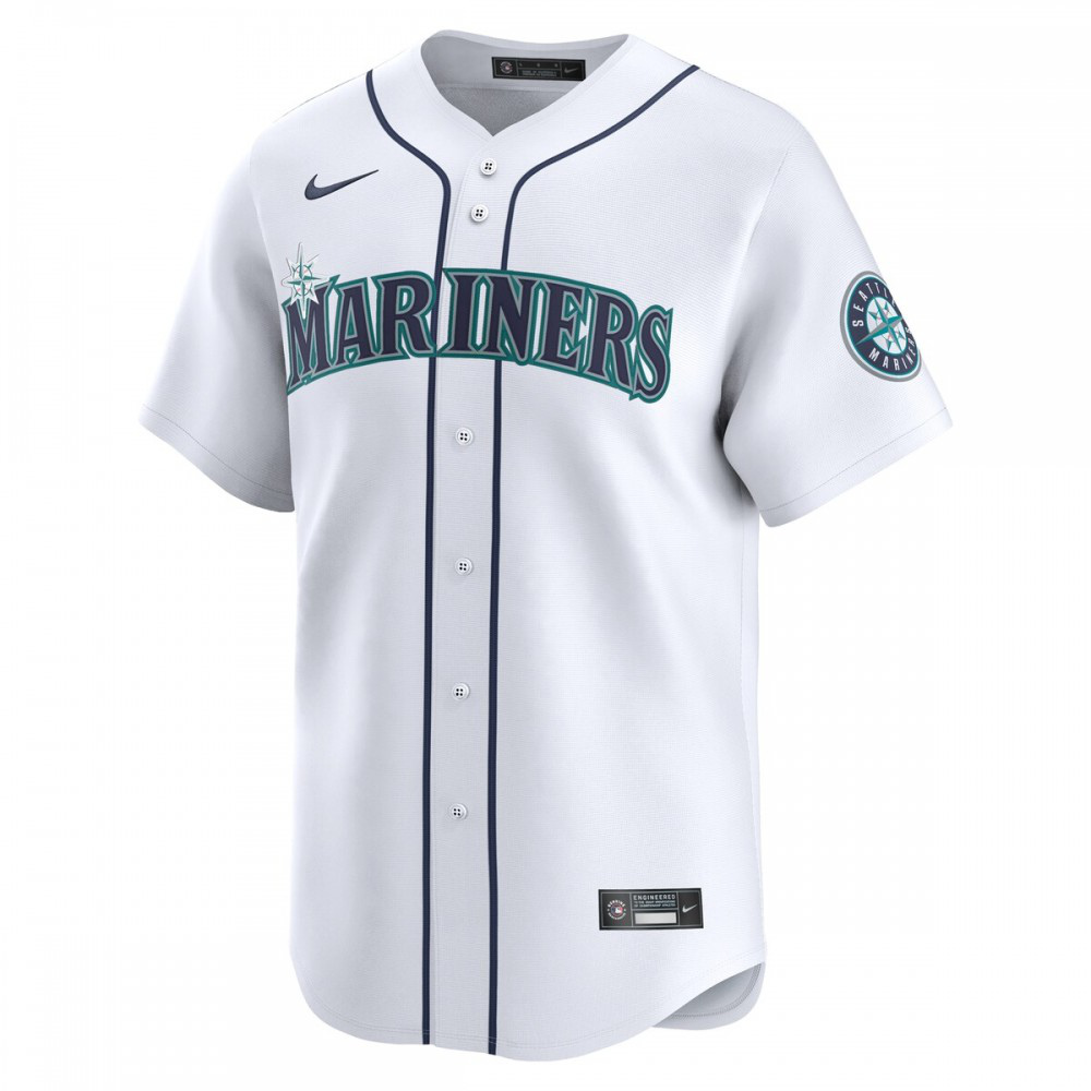 Seattle Mariners #1 Dad Home Limited Jersey - White-Pro Kit Vault | Brand New 26/27 Sports Jerseys